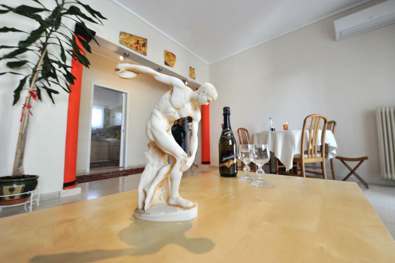 Apartment Near Stavros Niarchos Park & Acropolis Aten Exteriör bild
